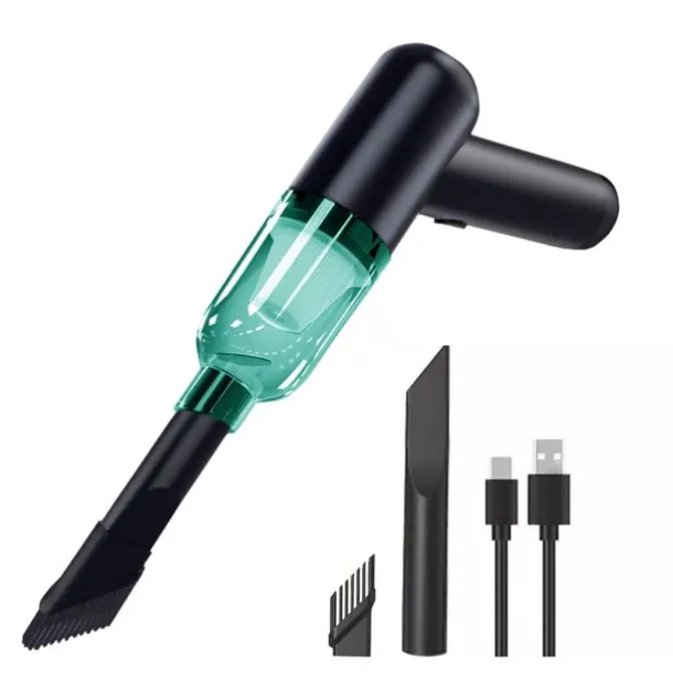 Mini Cordless Vacuum Cleaner Rechargeable Wireless Vacum Cleaner For Students Home Car Office Dual-use USB Handheld Dry Wet Strong Suction