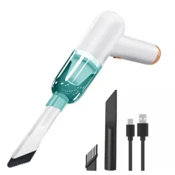 Mini Cordless Vacuum Cleaner Rechargeable Wireless Vacum Cleaner For Students Home Car Office Dual-use USB Handheld Dry Wet Strong Suction