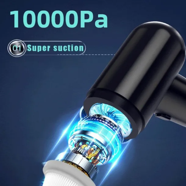 Mini Cordless Vacuum Cleaner Rechargeable Wireless Vacum Cleaner For Students Home Car Office Dual-use USB Handheld Dry Wet Strong Suction