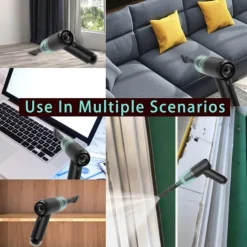 Mini Cordless Vacuum Cleaner Rechargeable Wireless Vacum Cleaner For Students Home Car Office Dual-use USB Handheld Dry Wet Strong Suction