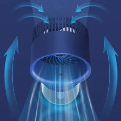 Mini Desktop Air Cooler Spray Fan – USB Rechargeable Water Mist Humidifier Air Conditioner Fan for Home or Office