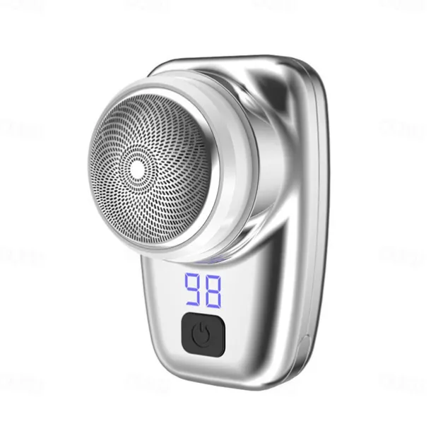 Mini Electric Shaver Men's Portable Electric Shaver Washable Beard Trimmer USB Rechargeable Men's Razor Face Full Body Shave