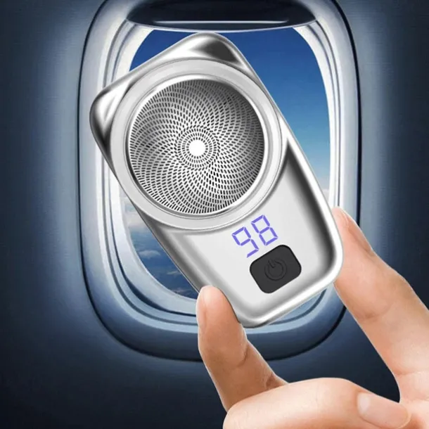 Mini Electric Shaver Men's Portable Electric Shaver Washable Beard Trimmer USB Rechargeable Men's Razor Face Full Body Shave