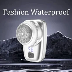 Mini Electric Shaver Men's Portable Electric Shaver Washable Beard Trimmer USB Rechargeable Men's Razor Face Full Body Shave