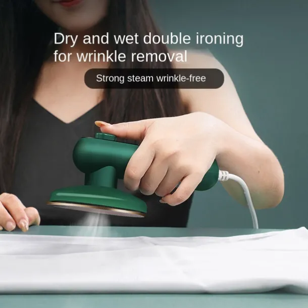 Mini Garment Steamer Handheld Portable Iron Steamer for Clothes Wet Dry Ironing Machine For Home Travel Steam Generator