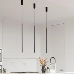 Mini Pendant Lighting 1/2 Light LED Hanging Light Fixture for Kitchen Island, Bar, Foyer Cluster Pendants Adjustable Wire, Lamp Bulb Included