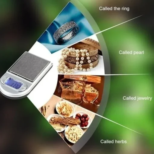 Mini Pocket Lighter Scale 50g/100g/200g Precision Digital Scales for For Jewelry Diamond Reloading Kitchen 0.01g Weight Electronic Scale