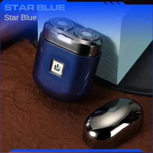 Mini Portable Electric Shaver Full Body Wash Double Blade Head Usb Rechargeable Shaver