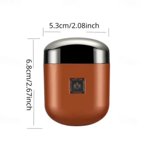 Mini Portable Electric Shaver Full Body Wash Double Blade Head Usb Rechargeable Shaver