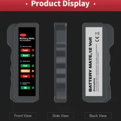 Mini Portable 12V Car Battery Tester Digital Alternator Tester 6 LED Lights Display Car Diagnostic Tool Auto Battery Tester