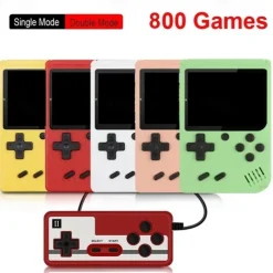 Mini Retro Handheld Games 800 In 1 Games MINI Portable Retro Video Console Handheld Game Players Boy 8 Bit 3.0 Inch Color LCD Screen GameBoy Tiny Tendo Game