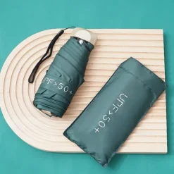 Mini Sun Umbrella Anti UV Parasol Portable Lightweight Women Men Sunshade Umbrella for Waterproof Travel Umbrellas