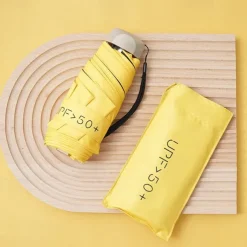 Mini Sun Umbrella Anti UV Parasol Portable Lightweight Women Men Sunshade Umbrella for Waterproof Travel Umbrellas