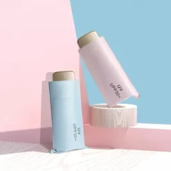 Mini Sun Umbrella Anti UV Parasol Portable Lightweight Women Men Sunshade Umbrella for Waterproof Travel Umbrellas