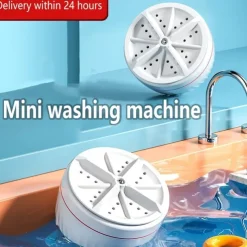 Mini Washing Machine USB Rotating Turbine Portable Washing Machine Socks Underwear Washing Machine