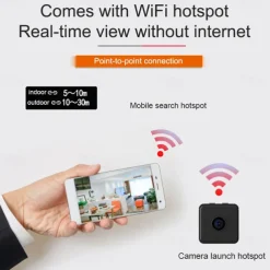 Mini Wireless WiFi Cameras Home Security Cam Nanny Cam Remote View Cam YILUTONG V2 Small Recorder With night vision