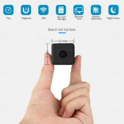 Mini Wireless WiFi Cameras Home Security Cam Nanny Cam Remote View Cam YILUTONG V2 Small Recorder With night vision