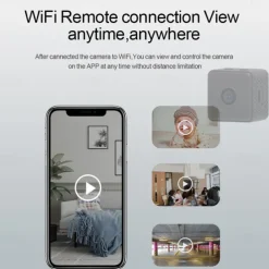 Mini Wireless WiFi Cameras Home Security Cam Nanny Cam Remote View Cam YILUTONG V2 Small Recorder With night vision