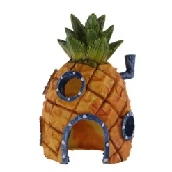 Mini Aquarium Fish Tank Ornaments Cartoon Pineapple House for Fish Tank Aquarium Decoration Aquarium Home Accessories