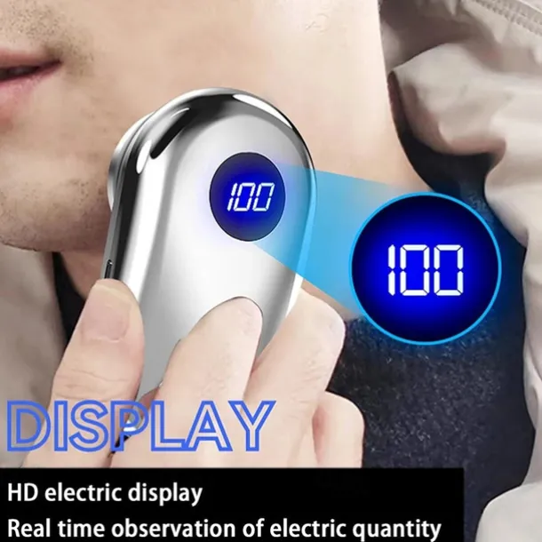 Mini-Shave Portable Electric Shaver for Men Wet Dry One-Button Mini Razor Electric-Upgrade Rechargeable Travel Electric Razor