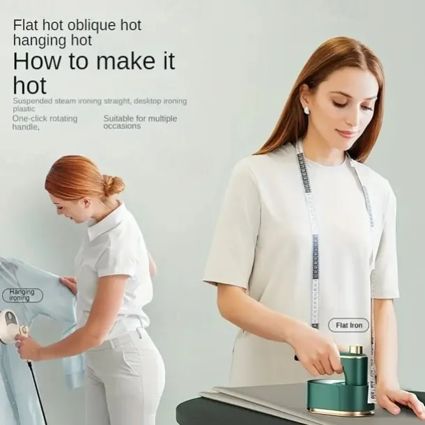 Mist Garment Steamer Mini Clothes Fabric Steam Iron Travel Portable Electric Dry Wet Fordable Patches Hanging Ironing Machine