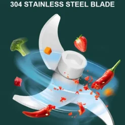 250mL Mini Electric Garlic Chopper Ginger Masher Machine Chili Vegetable Crusher Kitchen Tool Sturdy Durable USB Charging