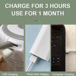 250mL Mini Electric Garlic Chopper Ginger Masher Machine Chili Vegetable Crusher Kitchen Tool Sturdy Durable USB Charging