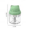 100/250ml Mini Electric Garlic Masher Press Mincer Portable Wireless Grinder Machine Food Chopper Kitchen Tools