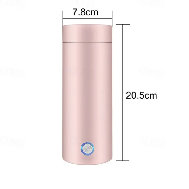 400ml Portable Electric Kettles Cup Smart Hot Water Tea Coffee Stainless Heater Travel