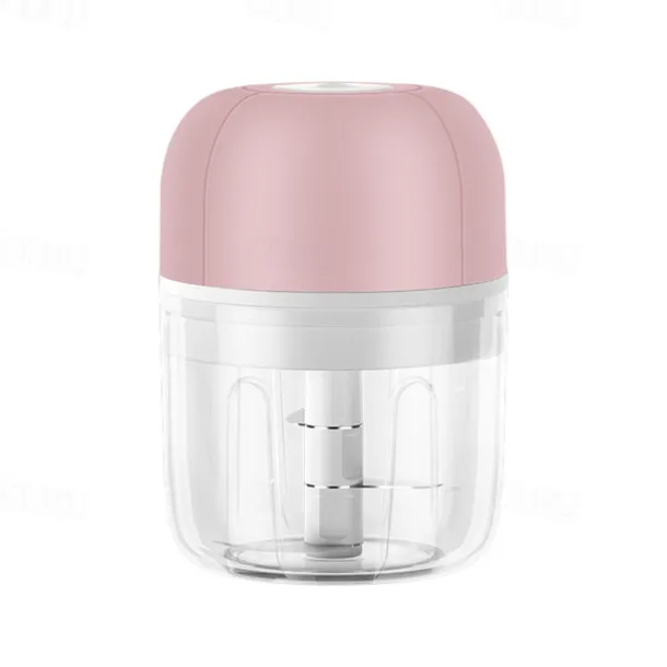 250mL USB Charging Mini Electric Garlic Chopper Ginger Masher Machine Chili Vegetable Crusher Kitchen Tools