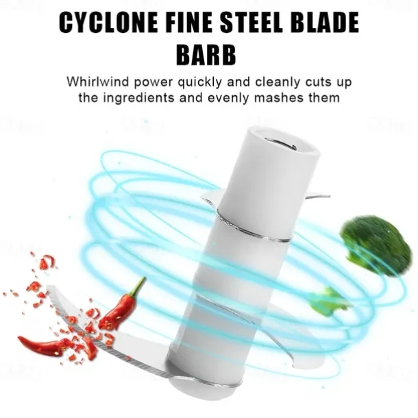 250mL USB Charging Mini Electric Garlic Chopper Ginger Masher Machine Chili Vegetable Crusher Kitchen Tools