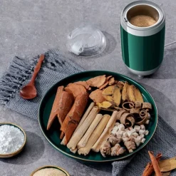 220ML 150W Powerful Grinder Grind Chinese Herbal Medicines Food Supplements Grains Seasoning Powder Coffee Beans - Detachable & Washable Compact & Easy to Carry & Store