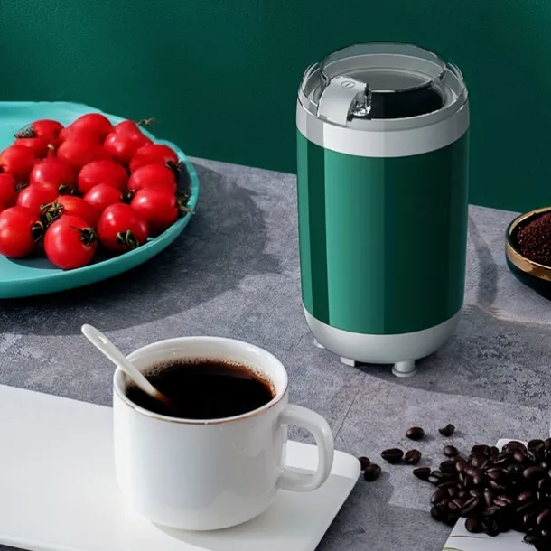 220ML 150W Powerful Grinder Grind Chinese Herbal Medicines Food Supplements Grains Seasoning Powder Coffee Beans - Detachable & Washable Compact & Easy to Carry & Store