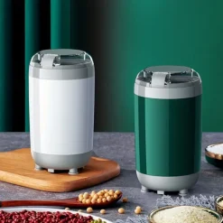 220ML 150W Powerful Grinder Grind Chinese Herbal Medicines Food Supplements Grains Seasoning Powder Coffee Beans - Detachable & Washable Compact & Easy to Carry & Store