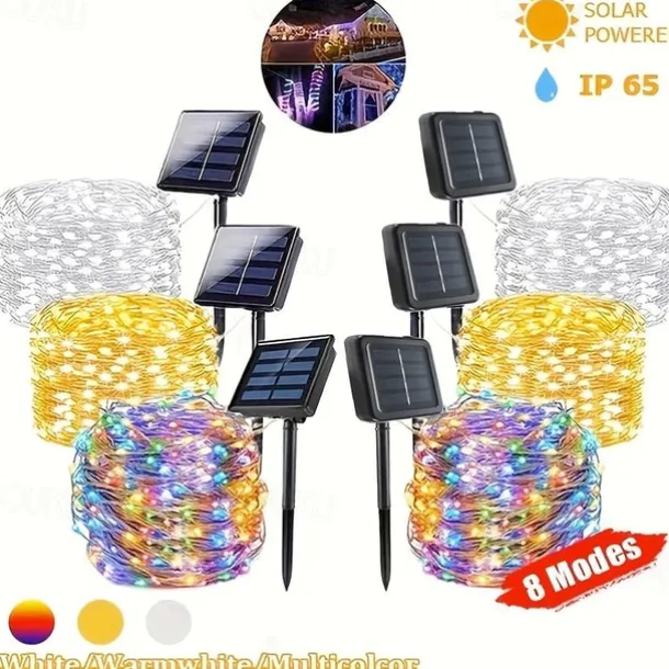 5M-50Led/10M-100Led/20M-200Led/300M-300Led Solar LED Light Outdoor Festoon Lamp Garden Fairy Lights String Waterproof Christmas Garland Yard Decoration