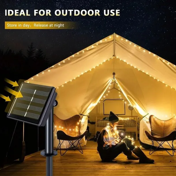 5M-50Led/10M-100Led/20M-200Led/300M-300Led Solar LED Light Outdoor Festoon Lamp Garden Fairy Lights String Waterproof Christmas Garland Yard Decoration