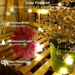 5M-50Led/10M-100Led/20M-200Led/300M-300Led Solar LED Light Outdoor Festoon Lamp Garden Fairy Lights String Waterproof Christmas Garland Yard Decoration