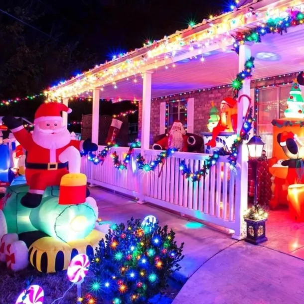 5M-50Led/10M-100Led/20M-200Led/300M-300Led Solar LED Light Outdoor Festoon Lamp Garden Fairy Lights String Waterproof Christmas Garland Yard Decoration