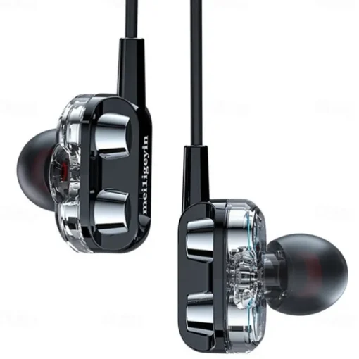 3.5mm 9D HiFi Wired Headphones With Bass Earbuds Stereo Earphones Music Headphones Sport Earphones Gaming Headset With Mic
