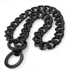 15mm Ebay Titanium Steel Stainless Steel Golden Pitbull Pet Large Dog Chain Pet Chain Collar