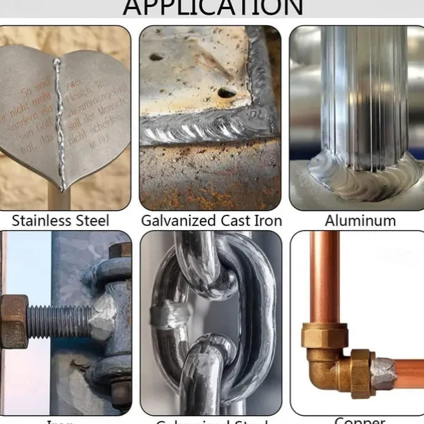 500mm Welding Wire Light Weight Aluminum Low Temperature Soldering Brazing Flux Cored 50PCS