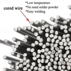 500mm Welding Wire Light Weight Aluminum Low Temperature Soldering Brazing Flux Cored 50PCS