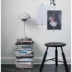 Modern Bud Macaron Table Lamp,Nordic Simple Rechargeable Touch Bedside Lamp, Denmark Designer Creative Mushroom Home Bedroom Night Light