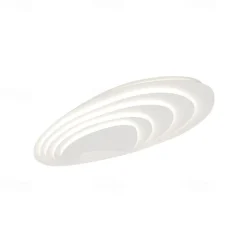 Modern Ceiling Light Dimmable with Remote Contral 56cm Flush Mount Ceiling Lamp Acrylic Lampshade Chandelier Bedroom Living Room