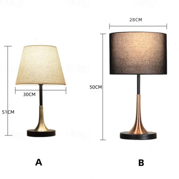 Modern Contemporary Table Lamp For Living Room White Desk Decorative Lamp For Bedroom Study Office Farmhouse Nightstand Lamp End Table Lamp