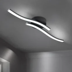 Modern Dimmable LED Ceiling light curved 2 Head 15W 3 Head 20W 4 Head 24W Minimalist Embedded Ceiling Light Fixtures Suitable for Hallways Study Rooms Bedrooms Jobbies Kitchens
