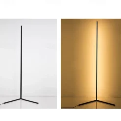 Modern LED Corner Floor Lamp Atmosphere Light Lights Colorful Bedroom Living Room Home Decoration Indoor Lighting Standing Lamps