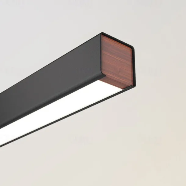 Modern LED Pendant Lighting Dimmable LED Chandelier Linear Design 60/80/100cm Hanging Light Fixture for Dining Room Kitchen Island Breakfast Area Living Room 110-240V