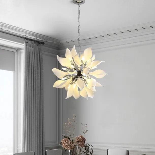 Modern Luxury Pendant Light Dining Room Hanging Lamp White Ceramic Bedroom Decorative Lamps LED 110-240V