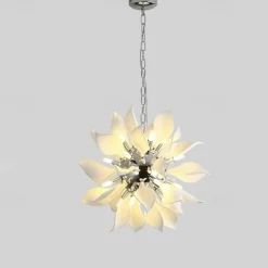 Modern Luxury Pendant Light Dining Room Hanging Lamp White Ceramic Bedroom Decorative Lamps LED 110-240V